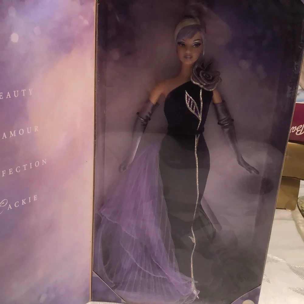 Barbie Collectibles Designed for Avon Bob Mackie Sterling Silver Rose doll. - Picture 2 of 5